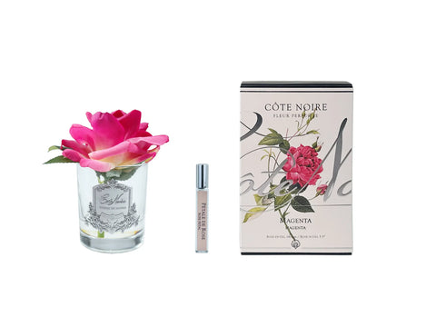 COTE NOIRE - PERFUMED NATURAL TOUCH SINGLE ROSE - MAGENTA