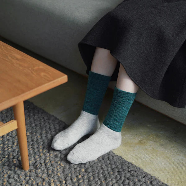 NISHIGUCHI KUTSUSHITA - oslo mohair wool pile sock