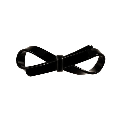 Paris Mode - Chic Small Black Bow Hair Clip
