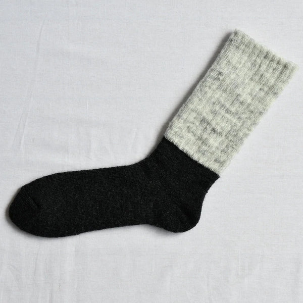 NISHIGUCHI KUTSUSHITA - oslo mohair wool pile sock