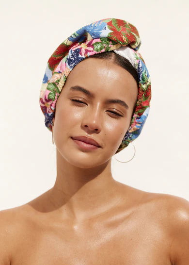 LOUVELLE - RIVA Hair Towel Wrap - Jungle Animal