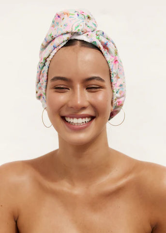 LOUVELLE - RIVA Hair Towel Wrap - Flourish