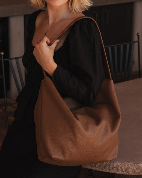 LouenHide - Morgan Shoulder Bag - Caramel