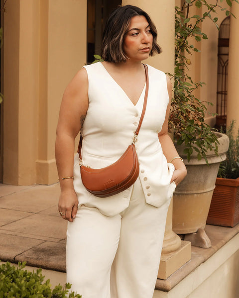 LouenHide - Claudia Shoulder Bag - Tan
