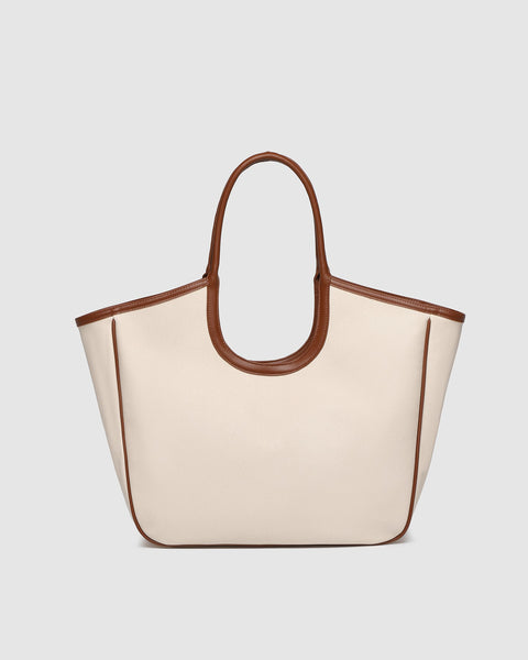 LouenHide - Alexandra Tote Bag - Canvas/Tan