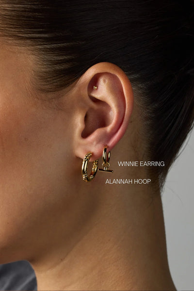 ZAFINO - Winnie Hoop - Gold