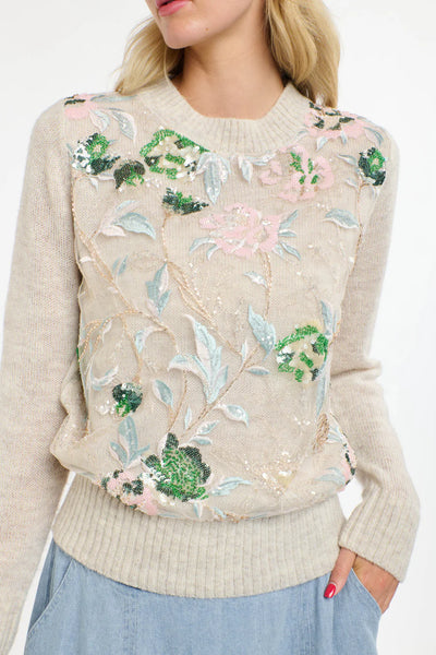 365 Days - Lola Sequin Knit - Natural
