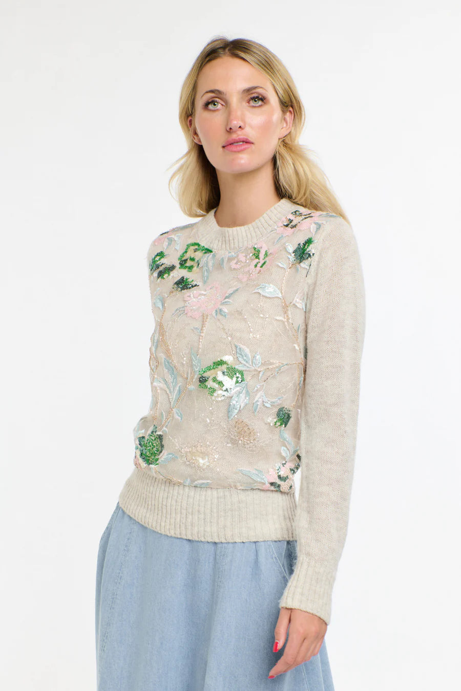 365 Days - Lola Sequin Knit - Natural