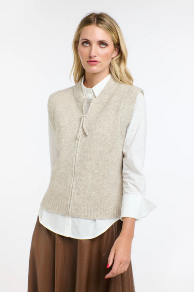 365 Days - Mindy Zip Vest - Natural
