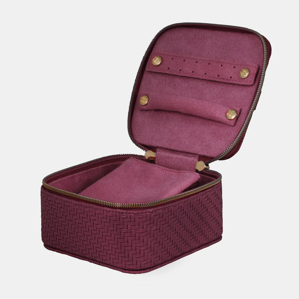 Tonic - Jewellery Cube - Herringbone Plum