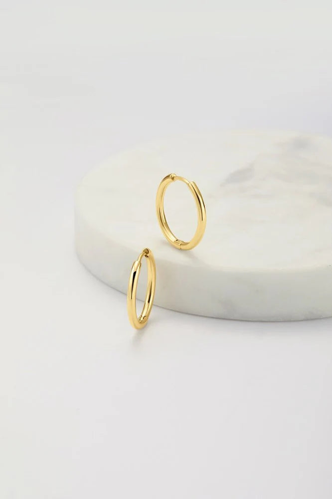ZAFINO - Delilah Hoop Medium - Gold