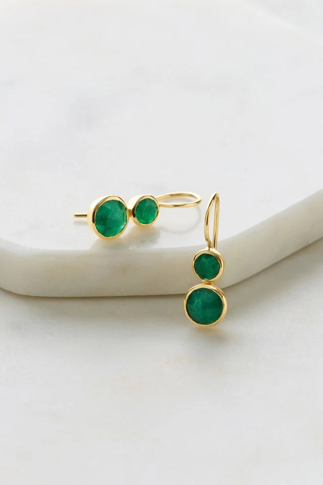 ZAFINO - Mindi Earring - Beryl Emerald