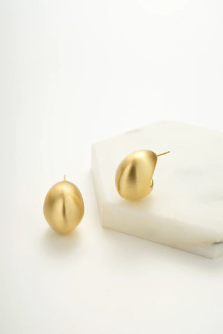 ZAFINO - Hailey Brushed Hoop - Gold