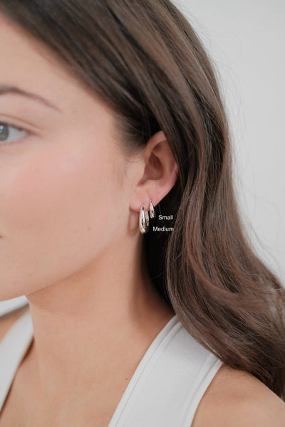 ZAFINO - Cleo Hoop Medium