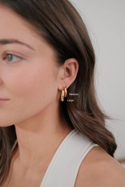 ZAFINO - Cleo Hoop Medium