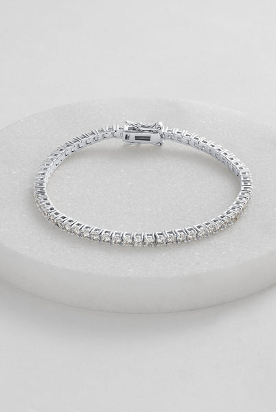 ZAFINO - Dani Tennis Bracelet - Silver