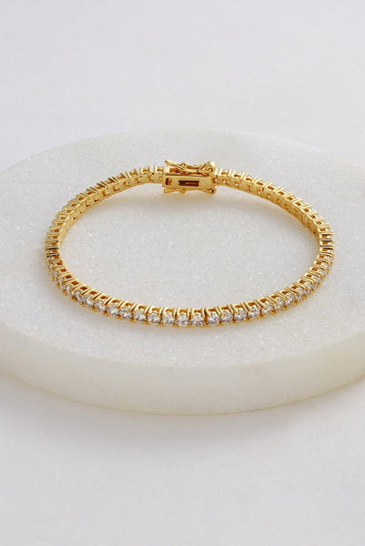 ZAFINO - Dani Tennis Bracelet - Gold