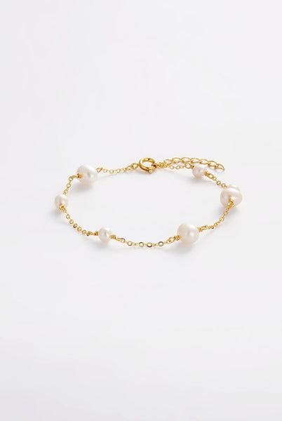 ZAFINO - Luna Pearl Bracelet - Gold