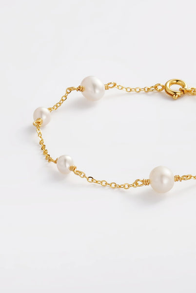 ZAFINO - Luna Pearl Bracelet - Gold