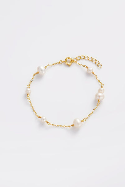 ZAFINO - Luna Pearl Bracelet - Gold
