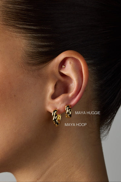ZAFINO - Maya Hoop - Gold