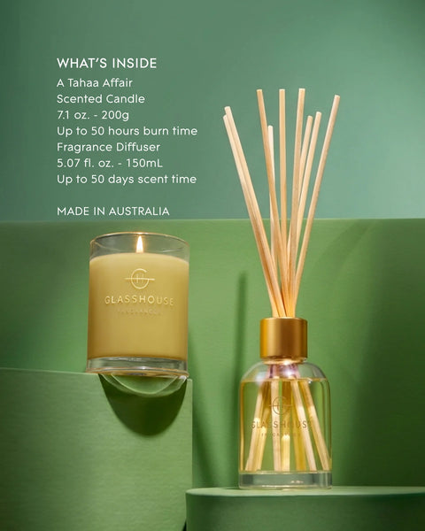 GLASSHOUSE - A Tahaa Affair Home Fragrance Gift Set