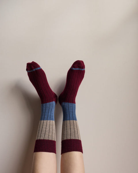 TIGHTOLOGY - Chunky Rib Merino Wool Socks