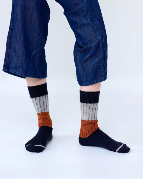 TIGHTOLOGY - Chunky Rib Merino Wool Socks