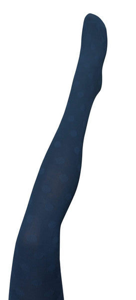 TIGHTOLOGY - CIRQUE ORGANIC COTTON TIGHTS - NAVY