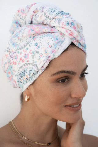 LOUVELLE - RIVA Hair Towel Wrap - Love Story