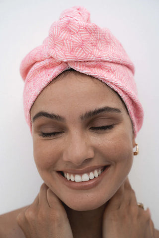 LOUVELLE - RIVA Hair Towel Wrap - Sweet Shells