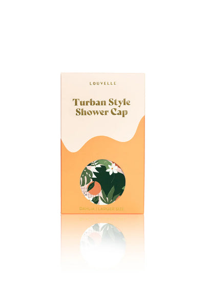 LOUVELLE - DAHLIA shower cap - Peach Bellini