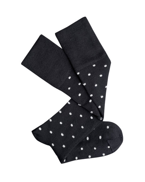TIGHTOLOGY - DOTTY WOOL LONG SOCKS