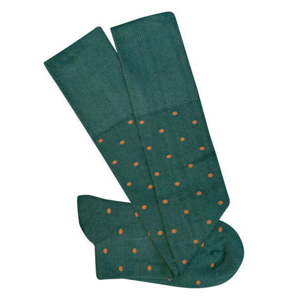 TIGHTOLOGY - DOTTY COTTON LONG SOCKS
