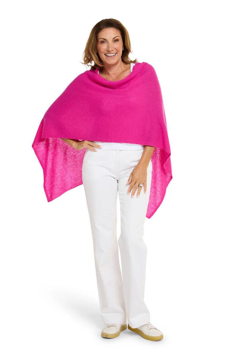 Cashmere Topper - Dragonfruit