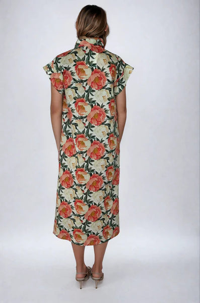 Shirty - The Fifi Shirt Dress - Peony