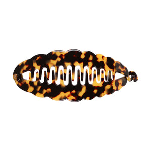 Paris Mode - Fish Dark Tortoiseshell Ponytail Holder Comb Set