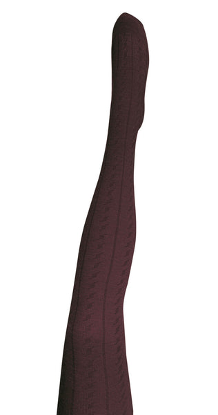 TIGHTOLOGY - Form Merino Wool Tights - Berry