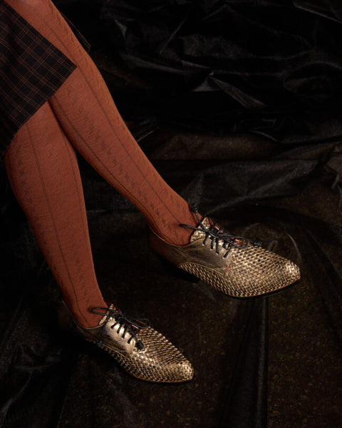 TIGHTOLOGY - Form Merino Wool Tights - Toffee