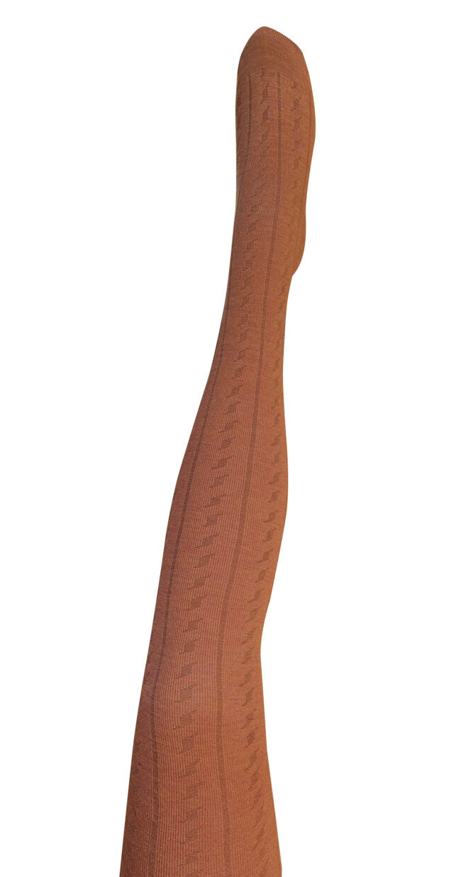 TIGHTOLOGY - Form Merino Wool Tights - Toffee