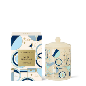 GLASSHOUSE - WHITE CHRISTMAS CANDLE 380G
