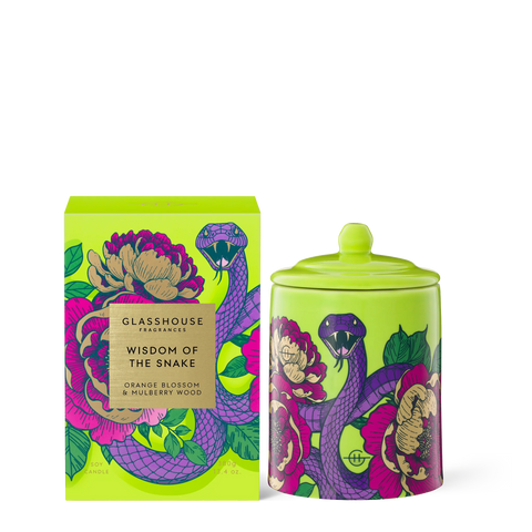 GLASSHOUSE - Wisdom of the Snake CANDLE 380G