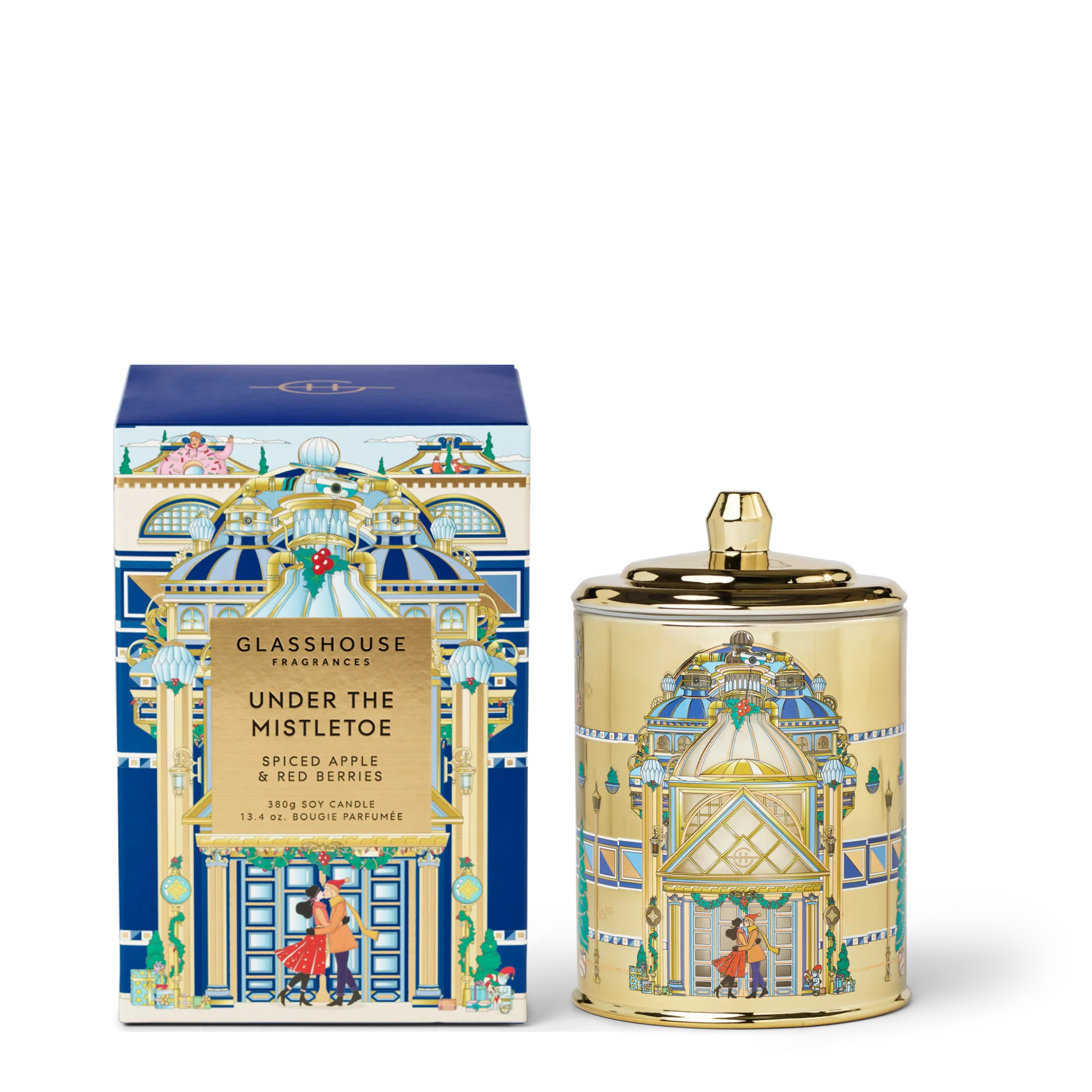 GLASSHOUSE - UNDER THE MISTLETOE CANDLE 380G
