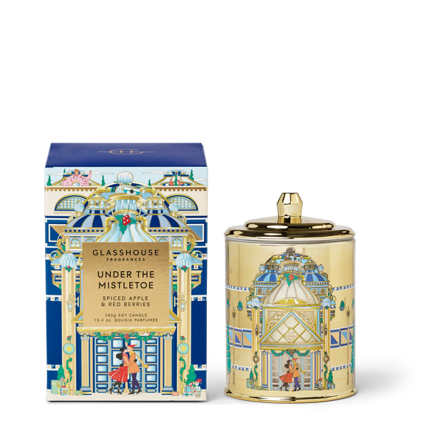 GLASSHOUSE - UNDER THE MISTLETOE CANDLE 380G