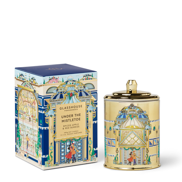 GLASSHOUSE - UNDER THE MISTLETOE CANDLE 380G