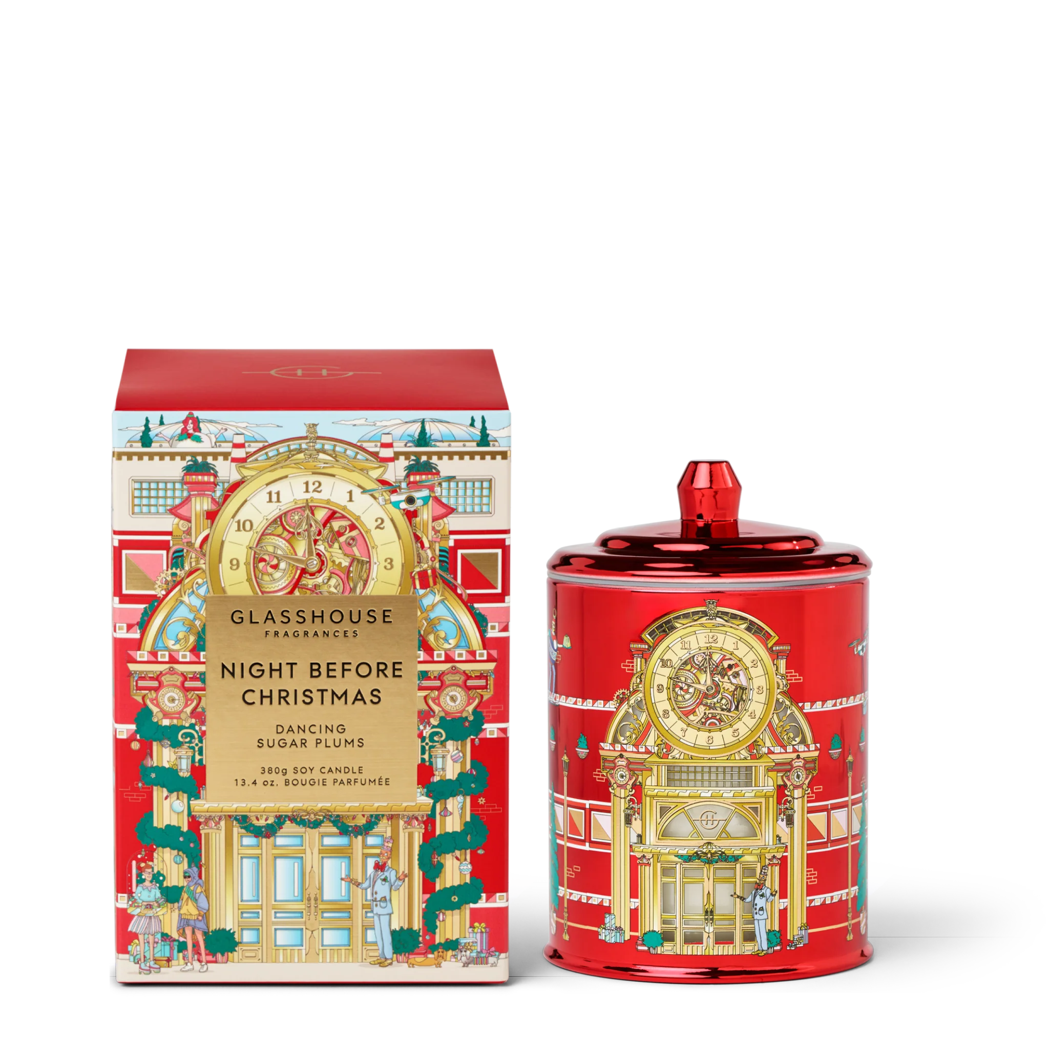 GLASSHOUSE - NIGHT BEFORE CHRISTMAS CANDLE 380G