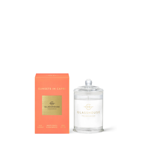 GLASSHOUSE - Sunsets in Capri CANDLE 60G