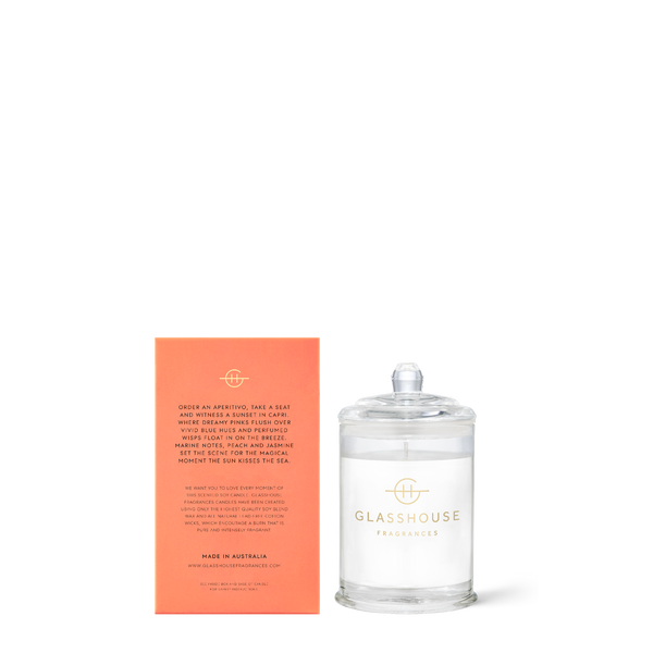 GLASSHOUSE - Sunsets in Capri CANDLE 60G