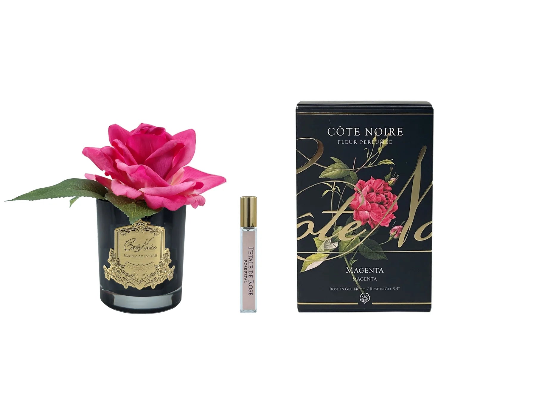 COTE NOIRE - PERFUMED NATURAL TOUCH SINGLE ROSE - MAGENTA