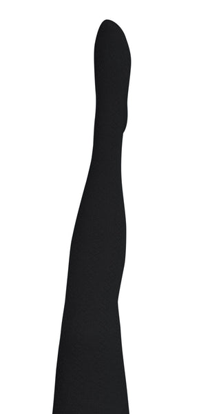 TIGHTOLOGY - Geo Merino Wool Tights - Black